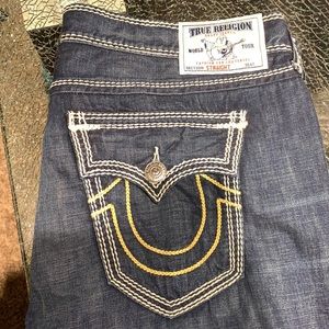 True Religion Yarn-Stitch Jeans